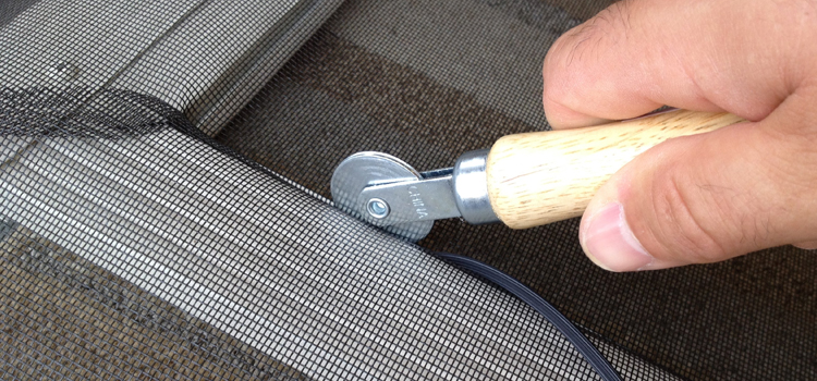 metal screen door repair in Doral
